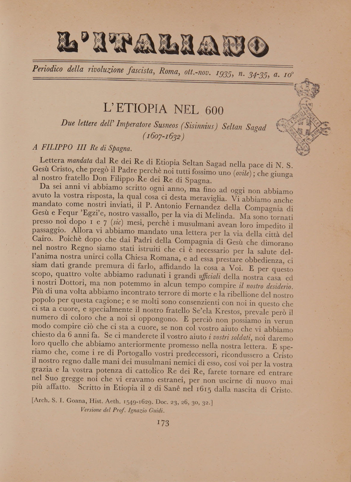 L'Italiano - 10 (1935), n. 34-35, pp. 202-207